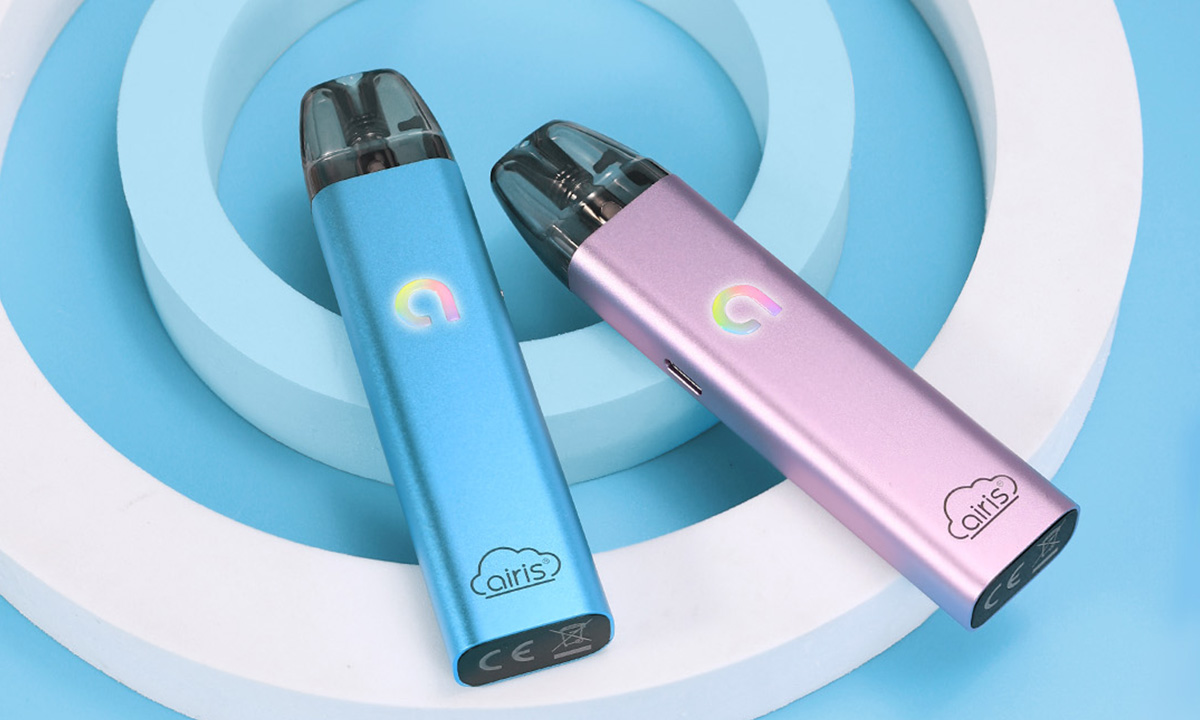 a” logo that shifts colors during each puff. It isn’t just cosmetic—it also visually indicates real-time battery level, adding both aesthetics and interaction without relying on a full screen.